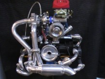 std 1600T with muffler and polished coating