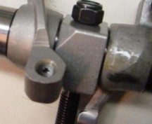 Notice the oil hole that feeds the rocker bushing