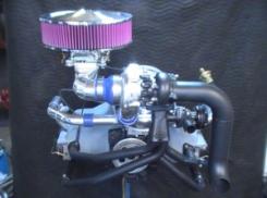 #2 Manx baja header on 911 shroud